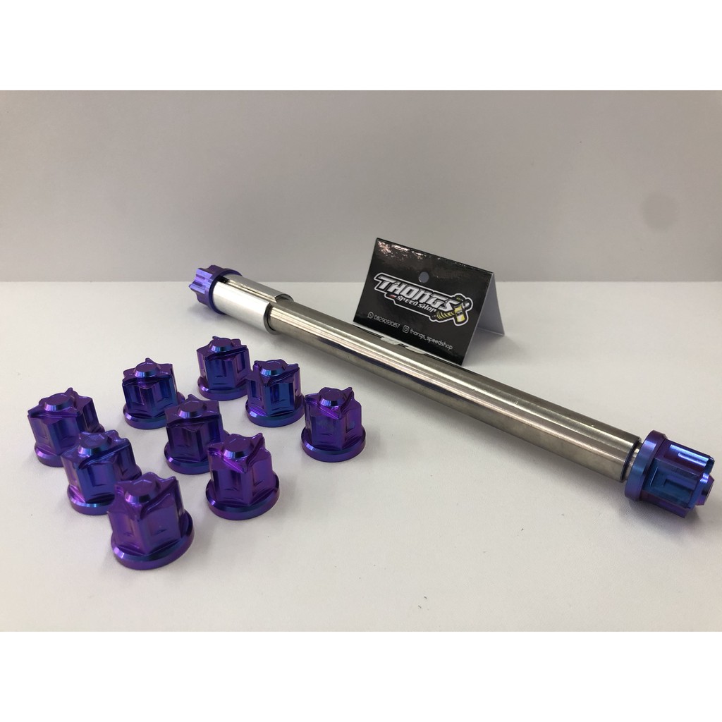 MUR TUTUP 19 TITANIUM BOLT GR5 Mur as roda ninja r rr