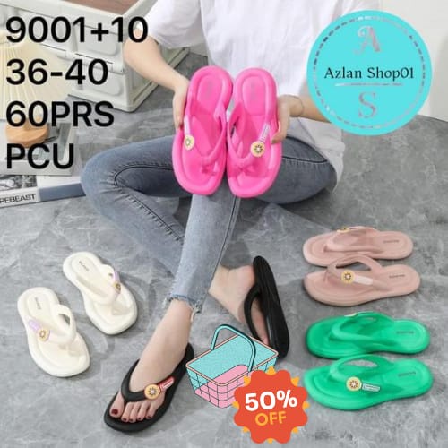 Sandal Jepit Wanita balance 9001+10 ( size 36-41) / sandal jelly import wanita murah