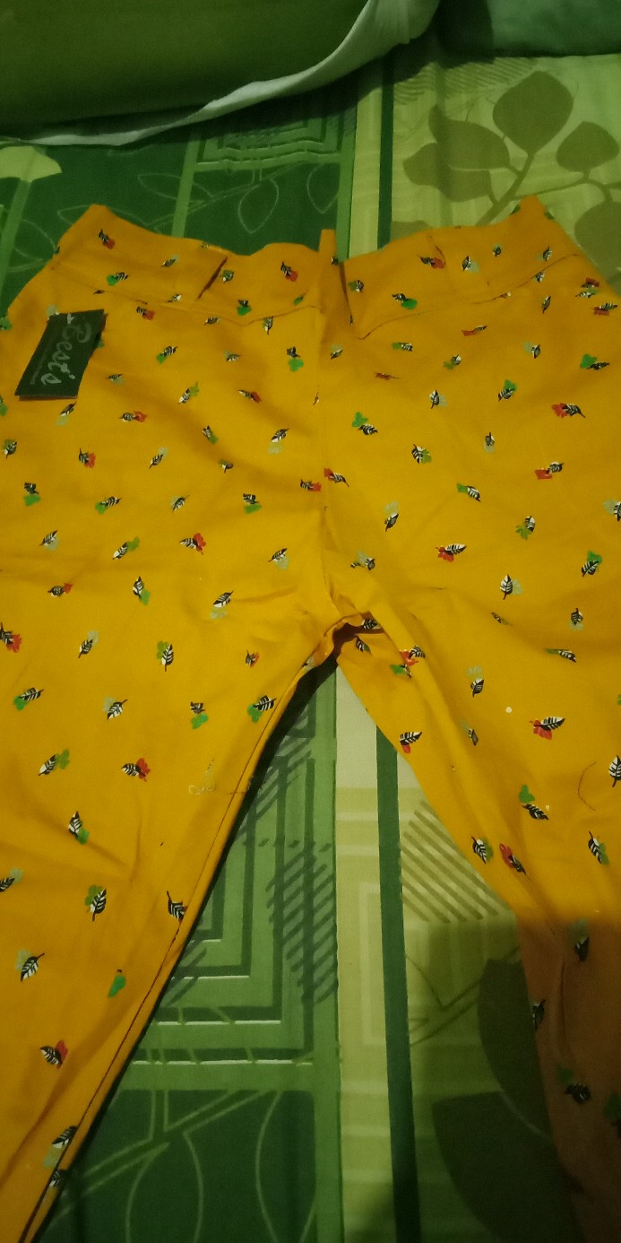 Celana Baggypants Bigsize Jumbo Panjang Wanita Amira Bahan Katun Streach Motif Terbaru