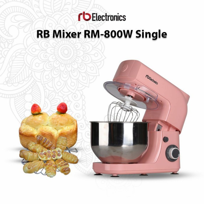 RB Electronic RM 800W 4,8L Standing Mixer Berdiri Adonan Roti