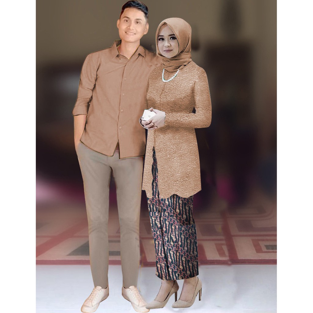 HOPYLOVY - Couple Kebaya Brukat Talina