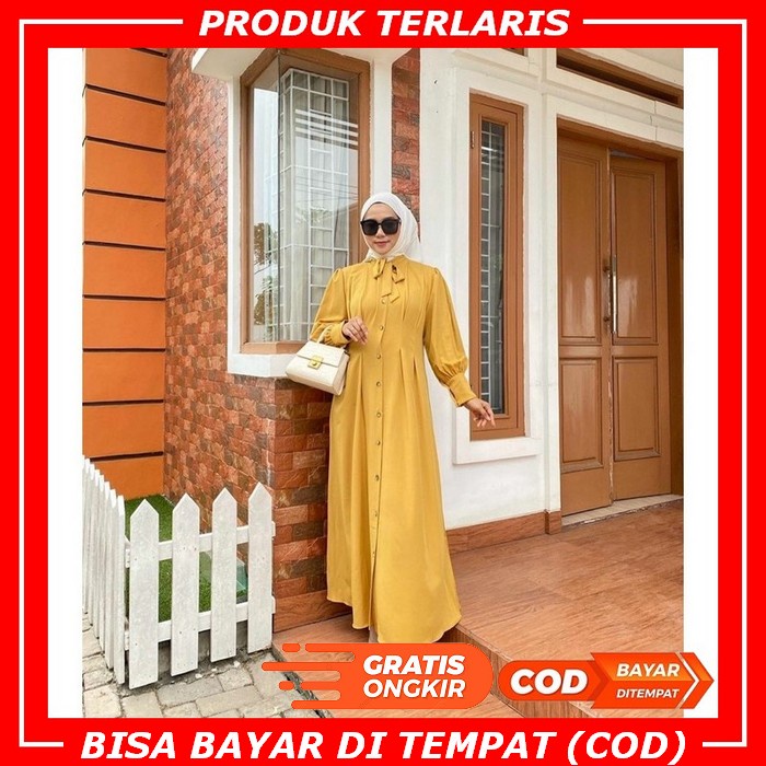 Baju Wanita Gamis Remaja Terbaru 2022 Kekinian / Ir Fashion / Termurah / Terlaris / Cod Bayar Ditemp