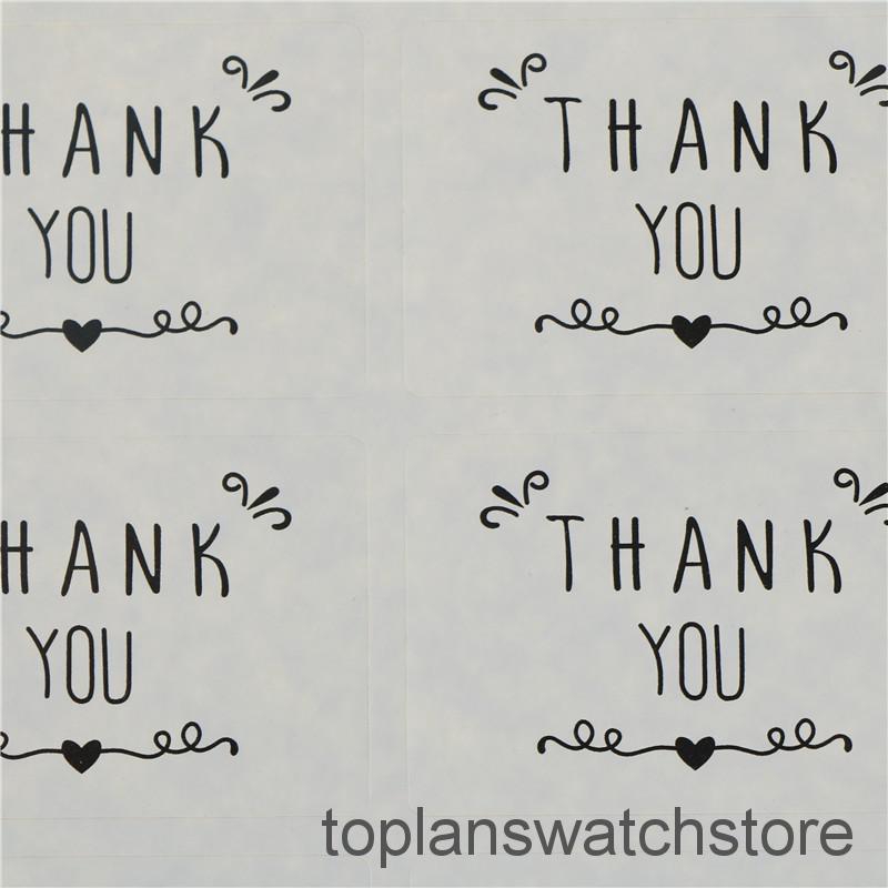 Topl 210pcs Set Stiker Dengan Gambar Tulisan Thank You Untuk Hiasan Kue Shopee Indonesia