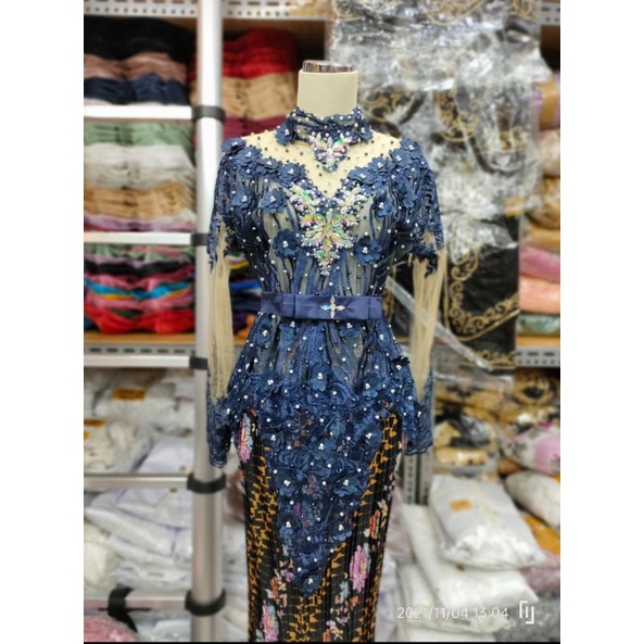 KEBAYA ATASAN BUNGA 3D/ATASAN KEBAYA FULL PAYET