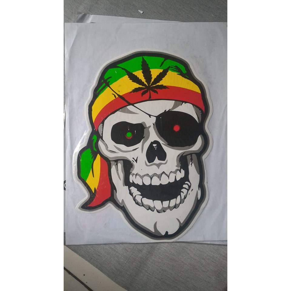 

STICKER 33 X 26 CM TENGKORAK REGE