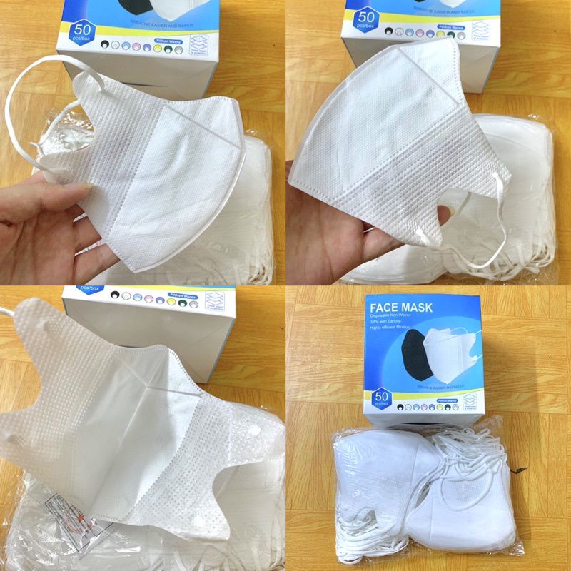 FACE MASK - Masker Duckbill 3 Ply Premium Quality Isi 50 Pcs