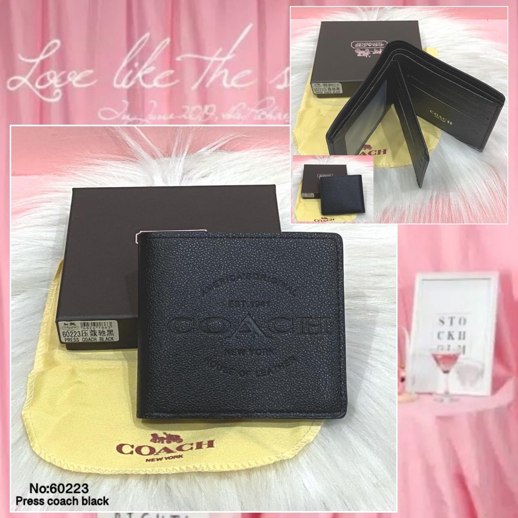 Dompet Lipat Pria Import Dompet Kartu Pendek Free Box