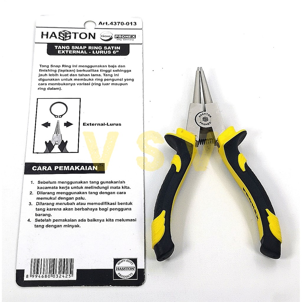 Hasston tang snapring 6&quot; ES 4370-013 / tang snapring / tang sepi