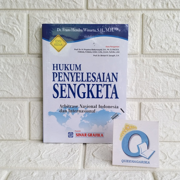 Jual Buku Hukum Penyelesaian Sengketa Arbitrase Nasional Indonesia Dan