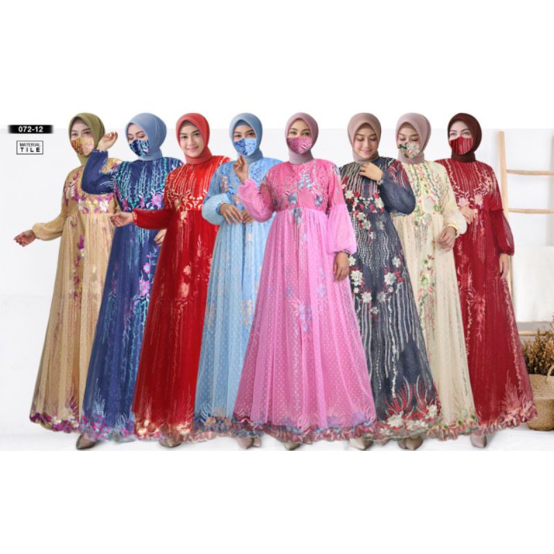 Gamis Sultan Brokat Mewah Tutu Murah