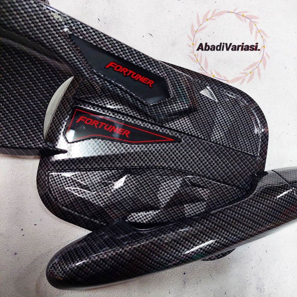 Paket Outer Handle Tank Cover All New Pajero VRZ Full Carbon