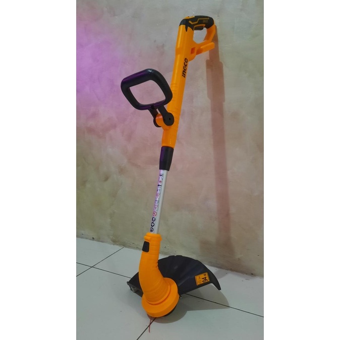 Mesin Pemotong Rumput Potong Rumput Cordless Ingco Cgtli20018 4Ah Cas