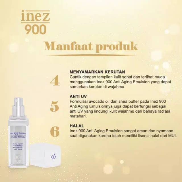 ❤️GROSIR❤️ INEZ 900 Anti Aging Emulsion