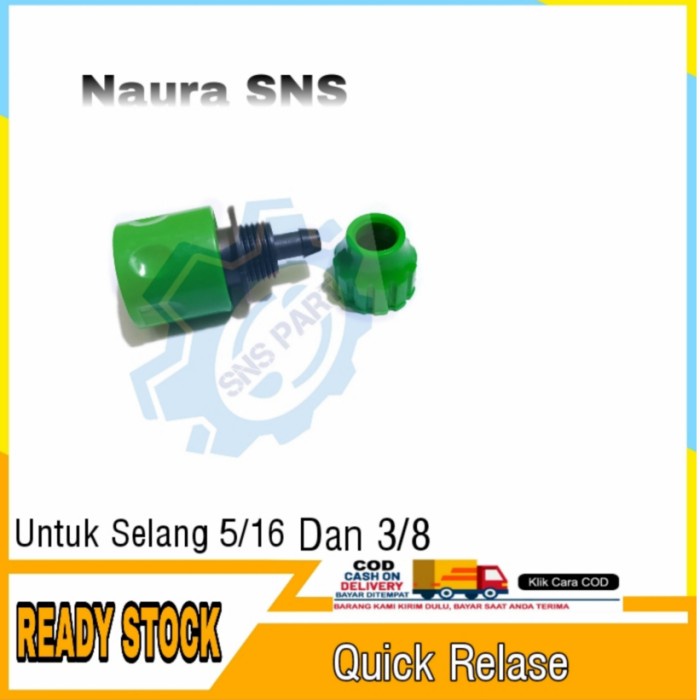 Soket Konektor pompa DC / Quick relase selang 5/16