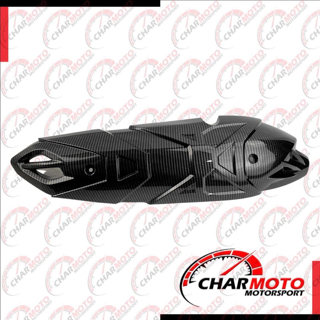 Cover Tutup Knalpot Nmax 2020 Carbon Karbon Nemo Original PNP - Charmoto