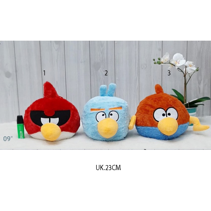 boneka angry bird import 50cm burung game souvenir kado souvenir baby kids bantal burung