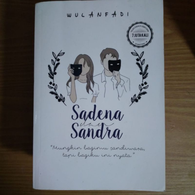 NOVEL WATTPAD ORI MURAH : SADENA DAN SANDRA (PRELOVED/BEKAS)