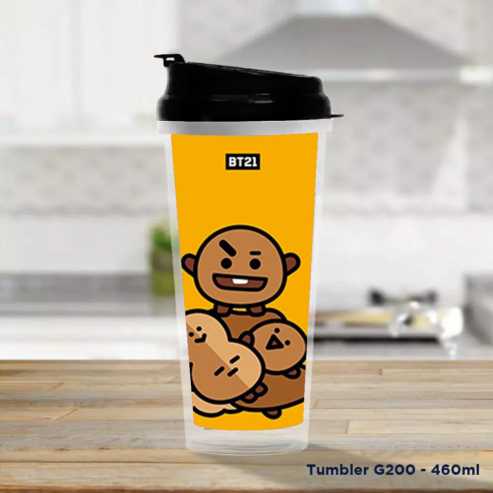 Pusat Mode Tumbler/Tempat Minum Design BT21 Shooky