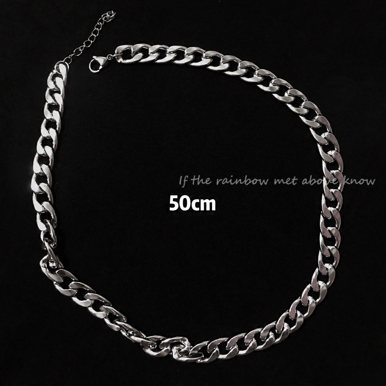 Titanium Steel Chain Necklace Accessories Hip-hop Bungee Trendy Simple