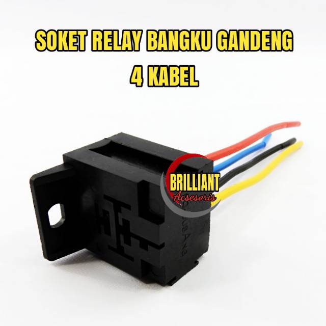 Soket / Rumah Relay - Hitam / Kuning / Keramik / Batu / Duduk / Bangku