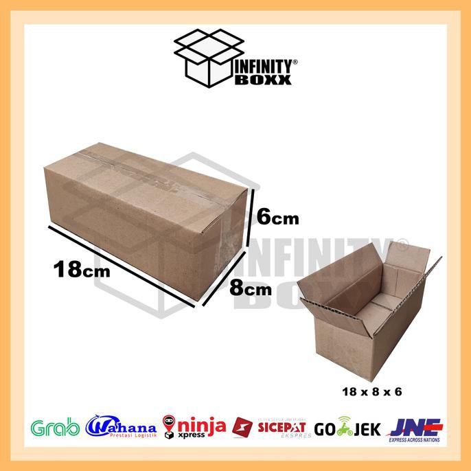 

Kardus Box Packaging Packing 18X8X6 Cm Tokocamelya