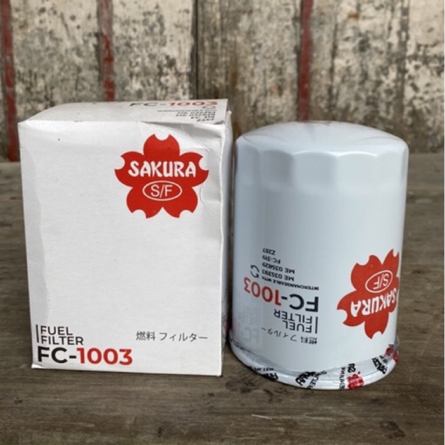 Saringan oli FC-1003 Sakura Fuel Filter Fuel Filter MItsubishi FM, Fuso Truck 83 Up 6D14 Fighter