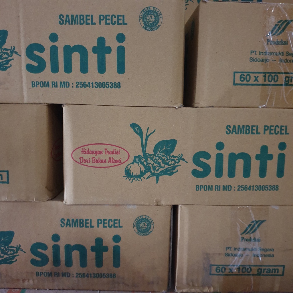 

[Dus] Sambal Bumbu Kacang Pecel Sinti Instant siap pakai 60 pcs x 100 gr - SIN100