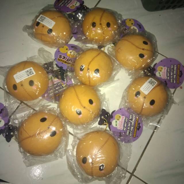 Squishy cutie creative bun halloween squishy murah squishy Jumbo murah squishy tag cutie creative