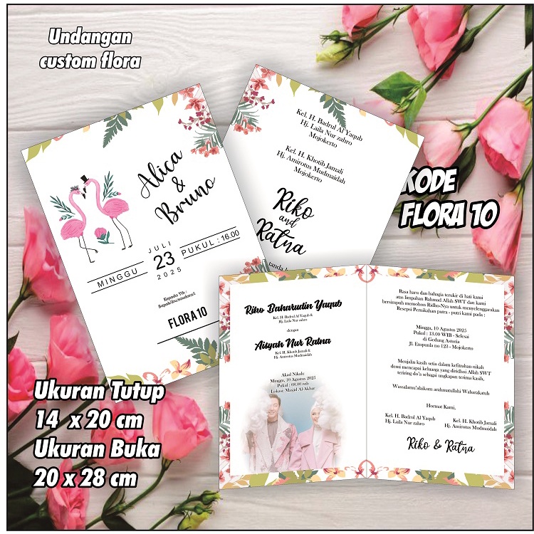 

UNDANGAN PERNIKAHAN FLORA 10