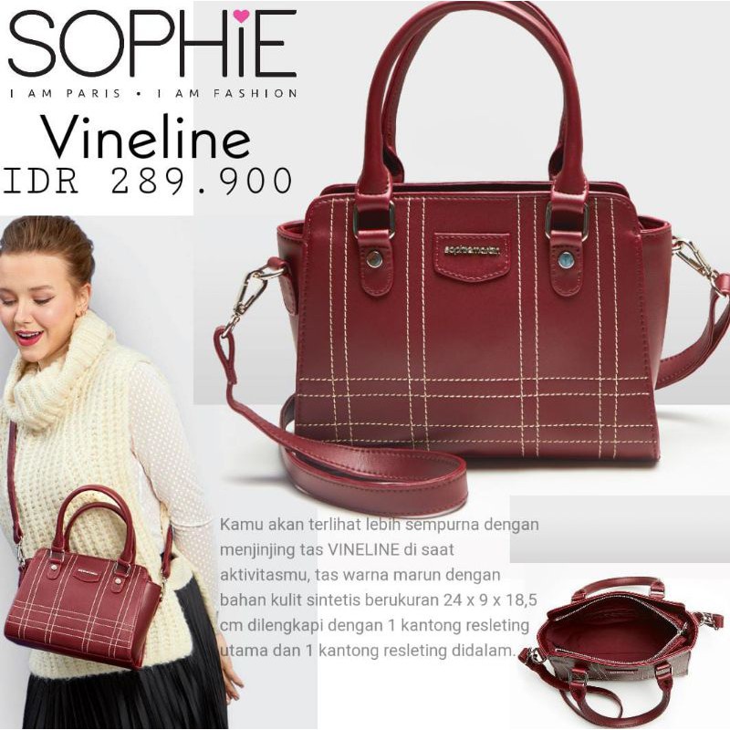 Tas wanita Sophie Martin VINELINE tas Shopie Martin terbaru 2021 shopee