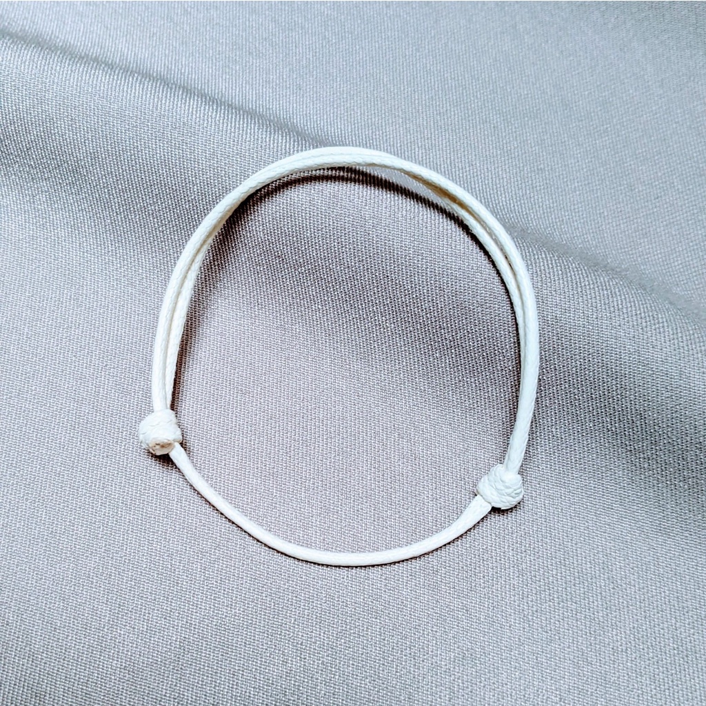 Gelang Tali Korea Polos Couple Waterproof Premium Blank Series Warna Warni