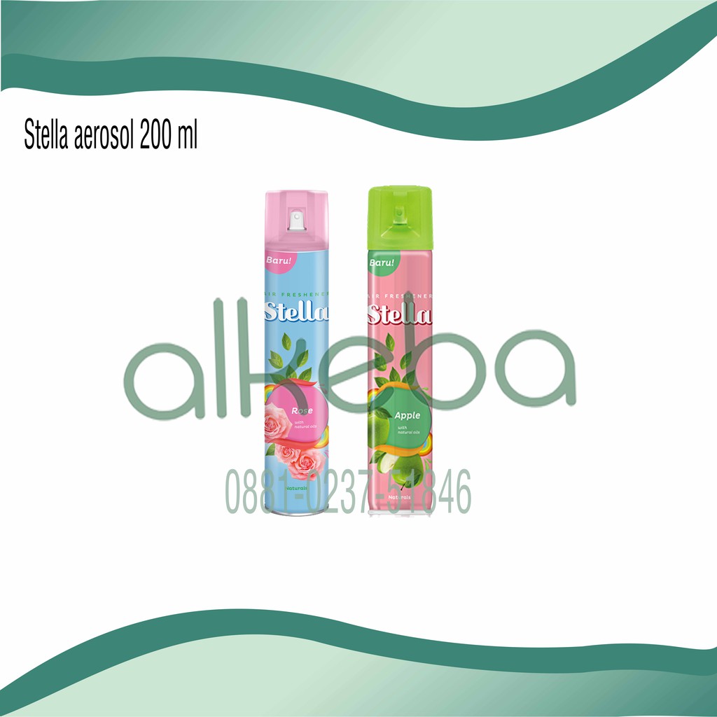 stella aerosol air freshener 200ml / pengharum ruangan stella