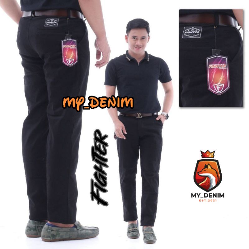 CELANA CHINO PANJANG PRIA FIGHTER