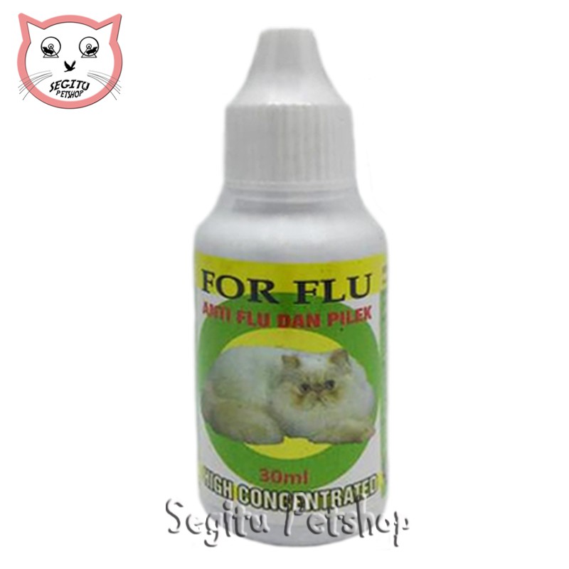 OBAT FLU KUCING PILEK BERSIN HIDUNG BERAIR FOR FLU