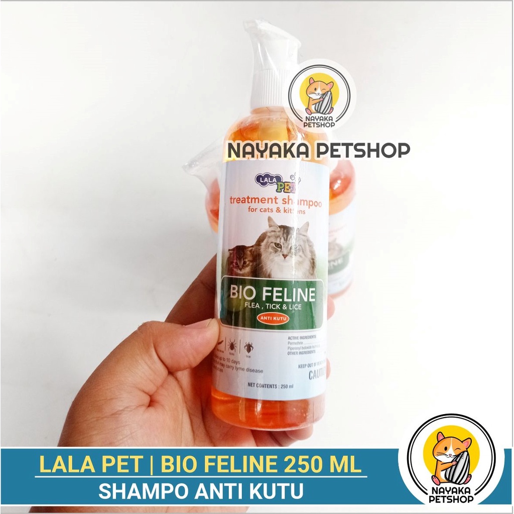 Bio Feline Cat 250 ml Shampo Kutu Kucing Shampoo Anti Tick Flea Sampo Lala Pet