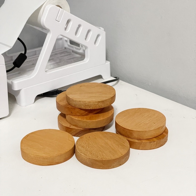 Tatakan Gelas Candle Diffuser / Wooden Coaster