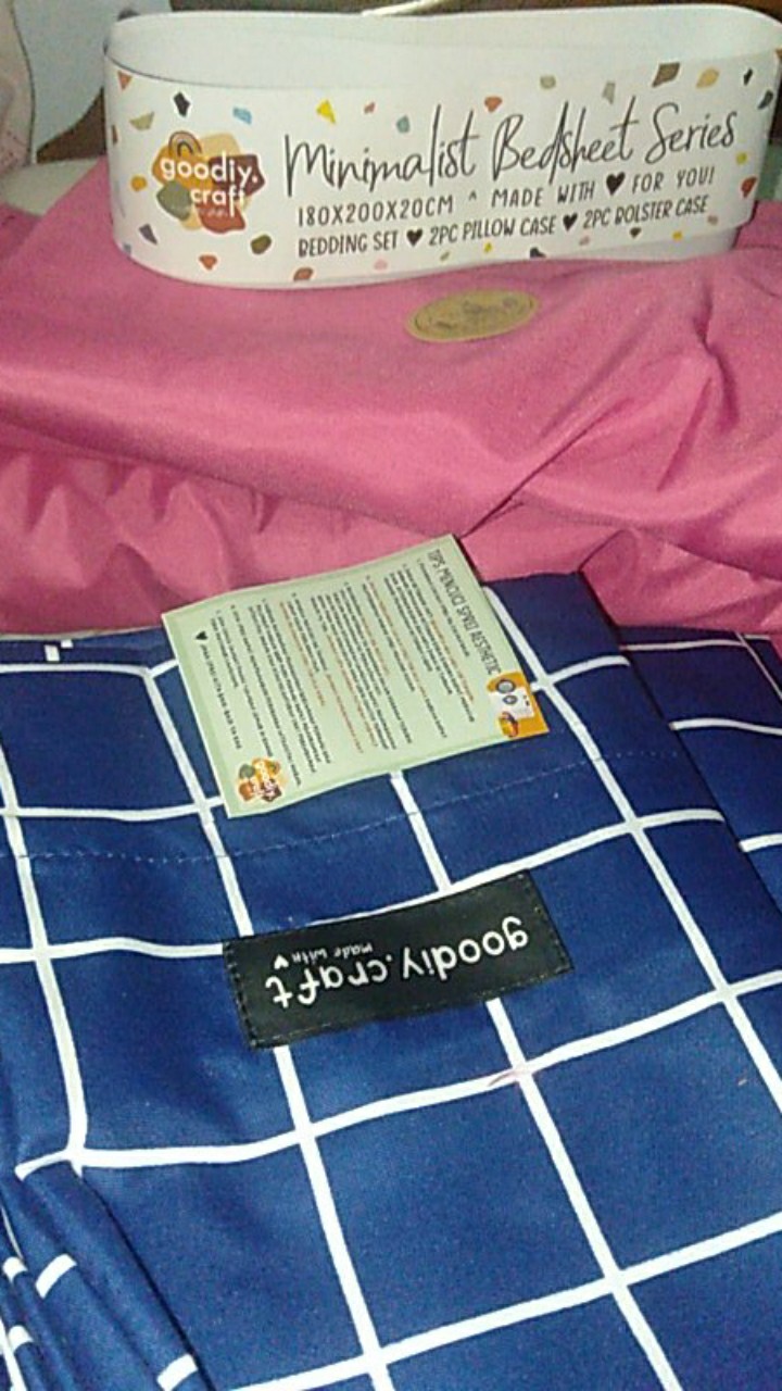 Sprei Aesthetic Pastel Fuschia / Pink Fanta - Goodiy Craft