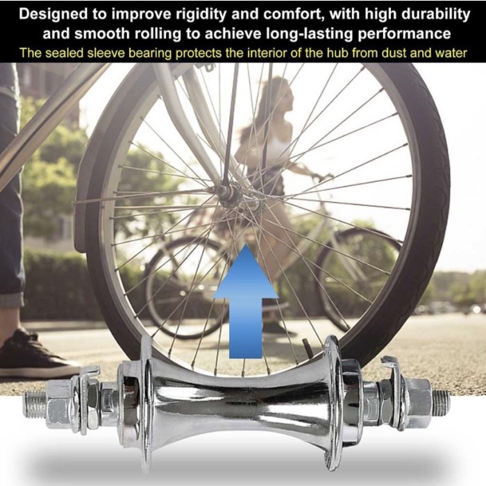 Disc Hub Roda Sepeda Spoke Quick Release Rear Axle Lacyie- HF06779