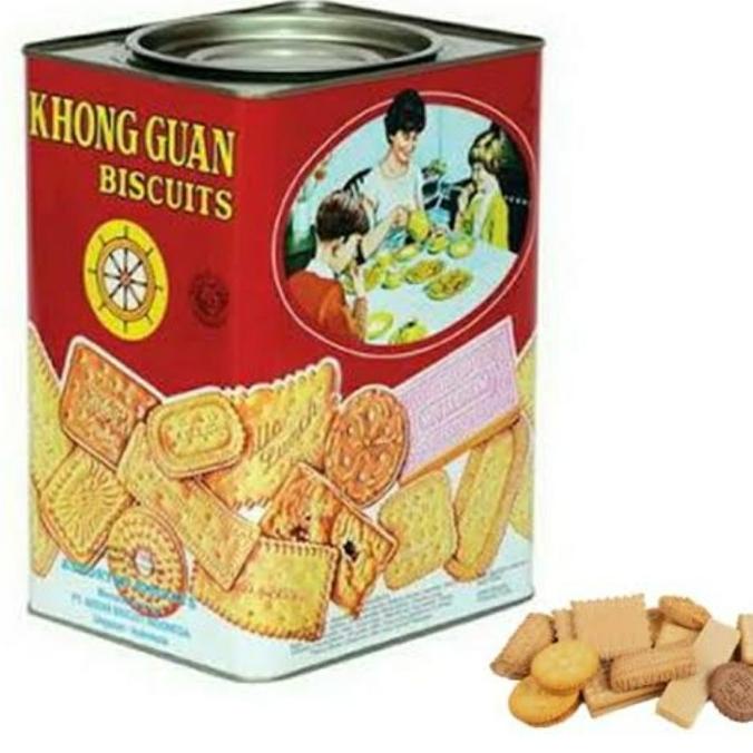 

~^~^~^] khong guan 1600 gram kaleng persegi