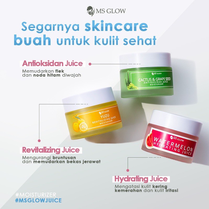 Ms Glow Water Melon Hydrating Yuzu Revitalizing Cactus &amp; Grape Seed Juice Moisturizer Original