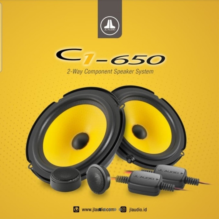 Speaker JL Audio Split 2 Way C1-650 Resmi & Original
