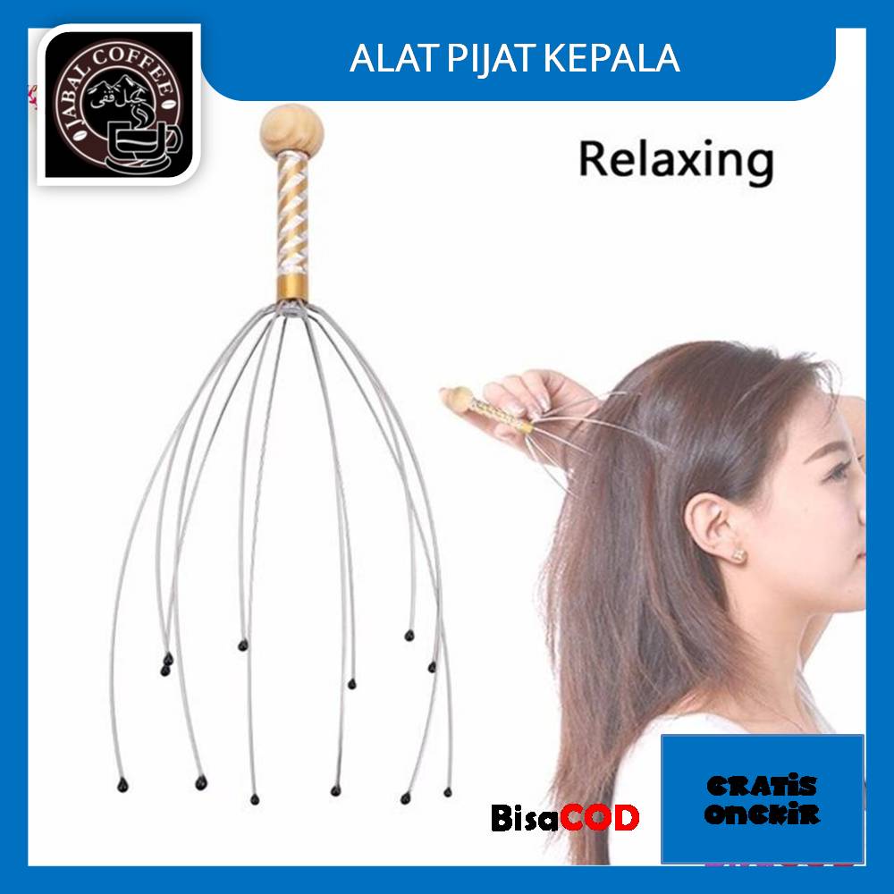 Alat Pijat Kepala Terapi Refleksi / Alat Pijat Kepala Bokoma Massege / Alat Refleksi Pemijit Kepala 06