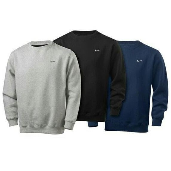 Siapkirim_Produk He409 Jaket Hoodie Sweater Jumper Nike Grade Ori Sport Futsal Gym