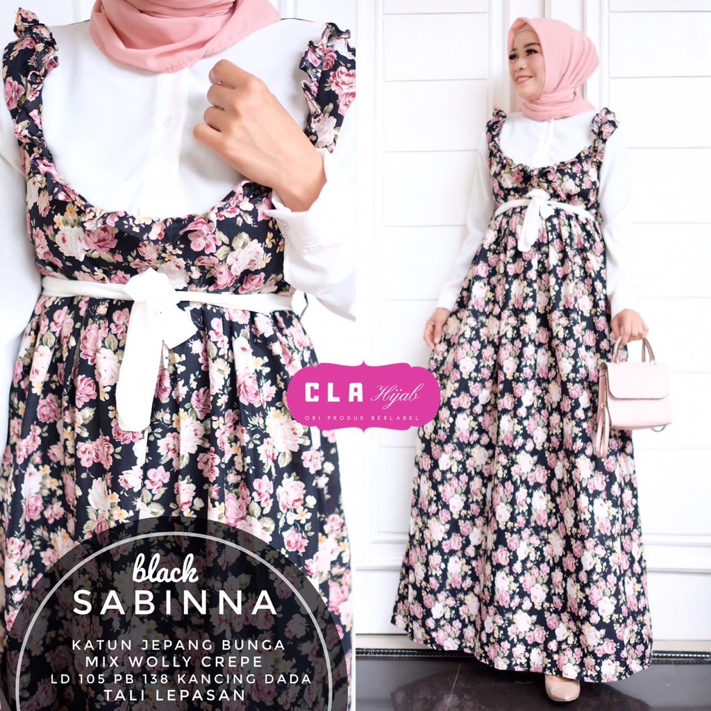 191218 Sesilia Maxi Dress By Cla Shopee Indonesia