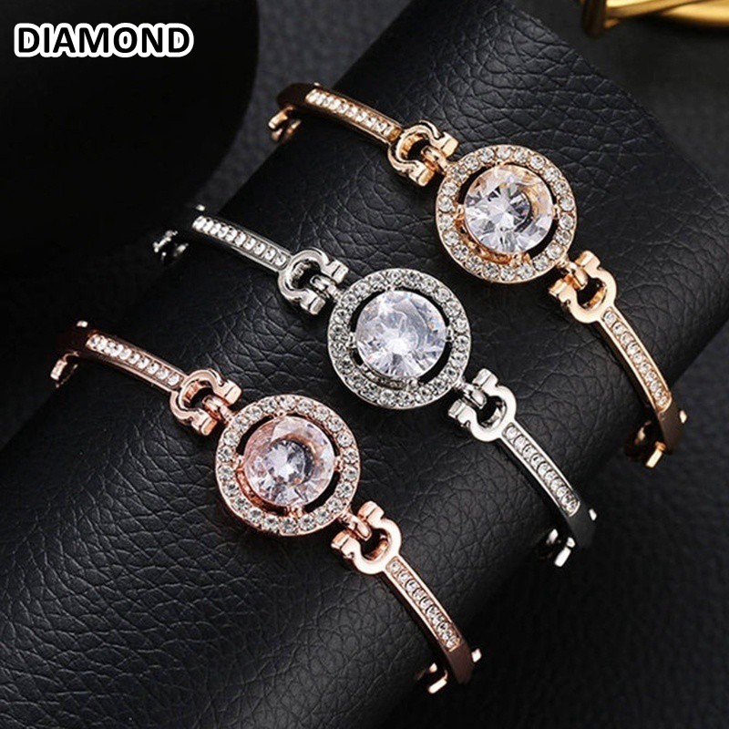 Gelang Rantai dan Titanium Bentuk Dolphin Ball Star Love Swan Diamond untuk Wanita