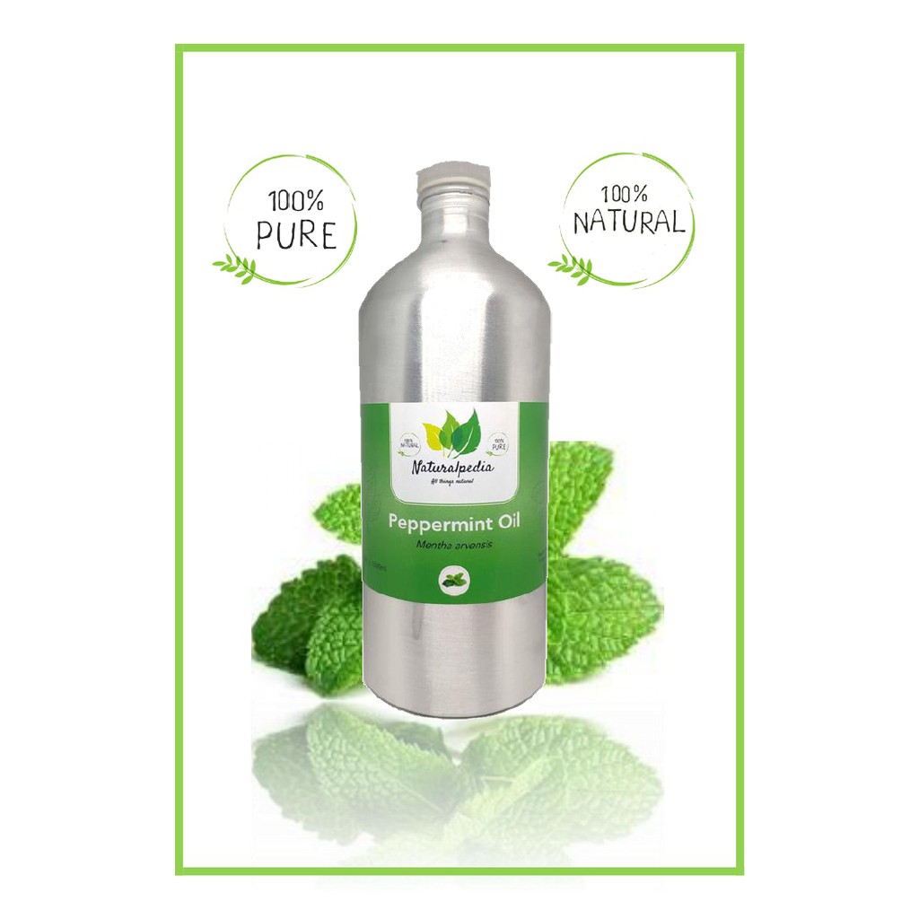 Pure Peppermint Essential Oil / Minyak Esensial Atsiri Daun Mint Murni 1Liter