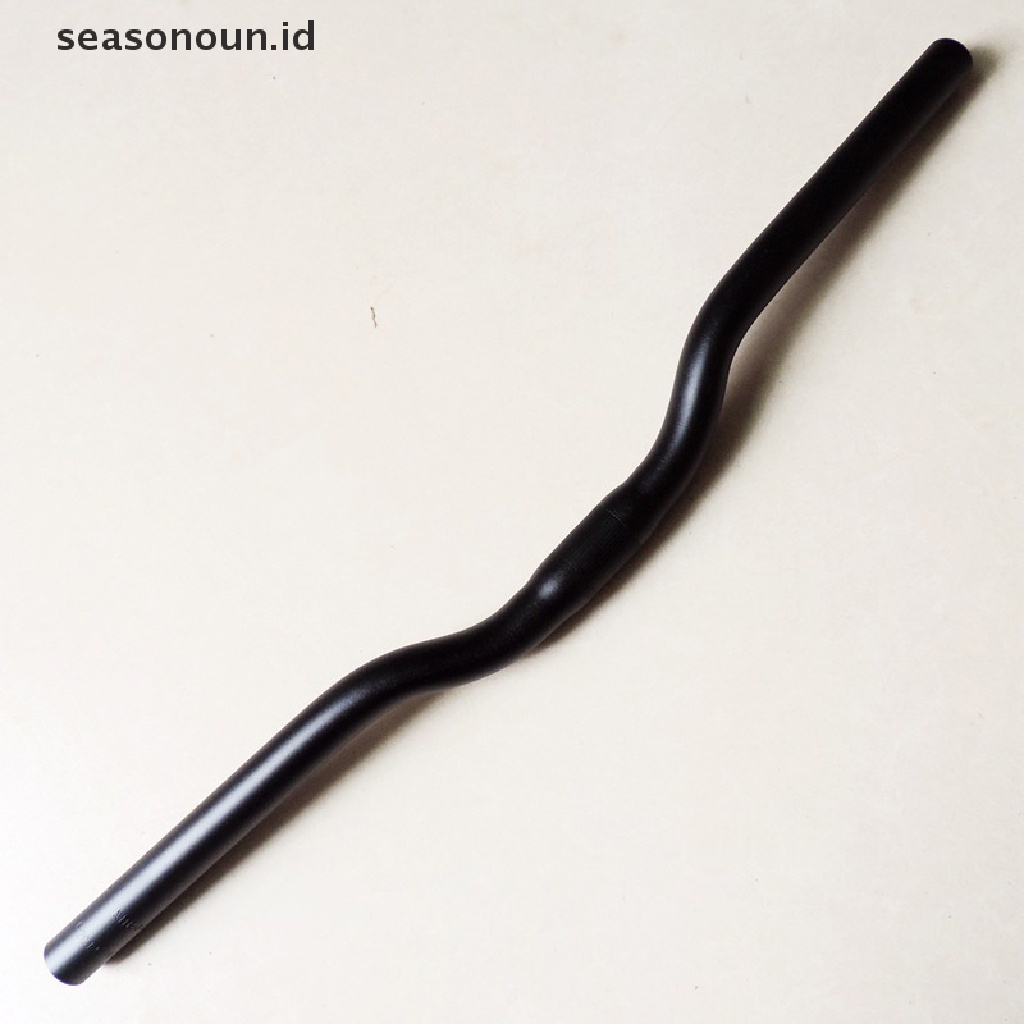 【seasonoun】 Swallow Shaped MTB Mountain Fold Bike Matte Black Bicycle Handlebar 25.4*620mm .