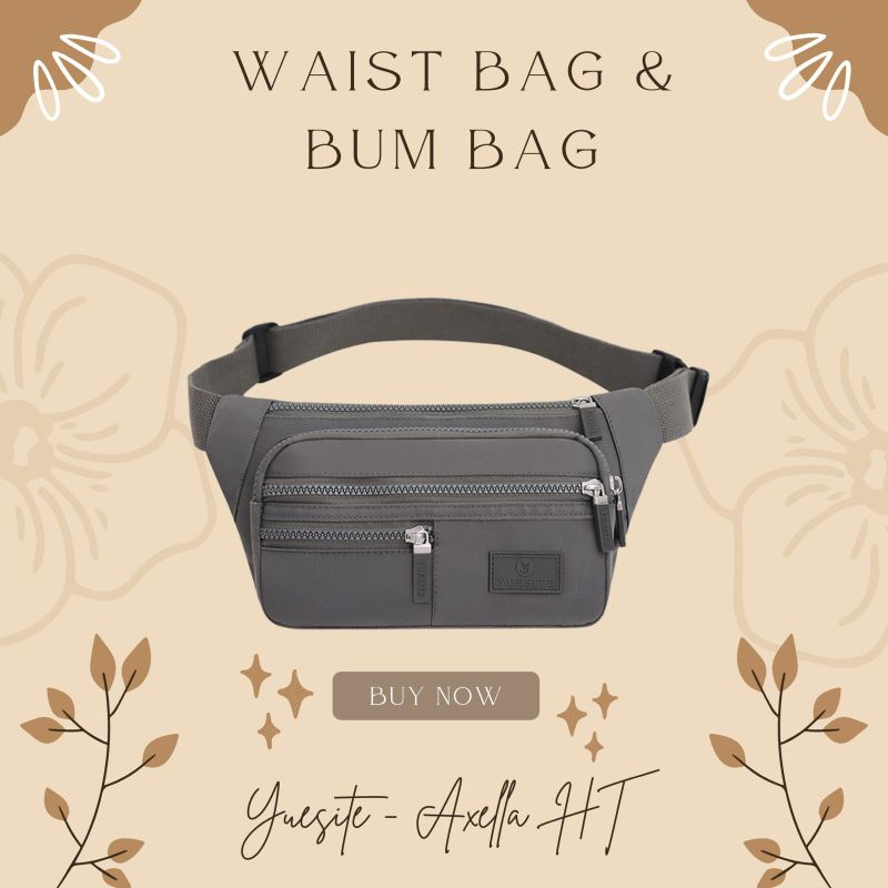 YUESITE AXELLA HT WAISTBAG TAS PINGGANG WANITA BUMBAG WATERPROOF