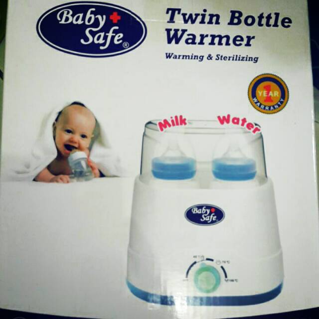 Twin bottle warmer