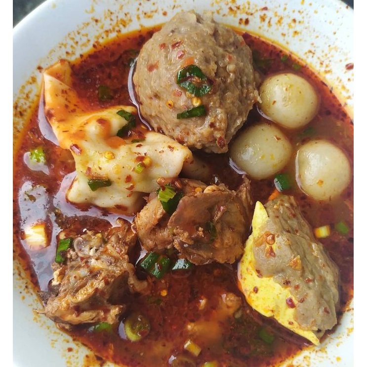 Baso Aci Acid Porsi lengkap (baso Aci cirawang) Garut